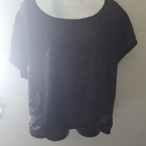 Xl front sequined top